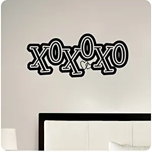 XOXOXO (Hugs and Kisses) Wall Decal Sticker Art Home Décor