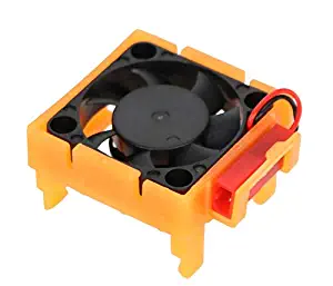 Powerhobby Cooling Fan for Traxxas Velineon ESC VXL-3 / VXL3 Orange FITS : 4-Tec 2.0 Bandit Rally Rustler VXL Slash 2wd / 4x4 Stampede 4x4 VXL