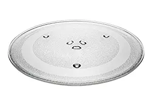 12.5" GE and Samsung -Compatible Microwave Glass Plate/Microwave Glass Turntable Plate Replacement - 12 1/2" Plate, Equivalent to G.E. WB39X10002 and WB39X10003