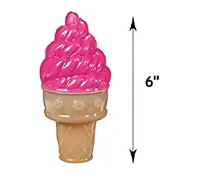Cooling Dog Toys Fun Summer Ice Cream Cone & Popsicle Look Choose Color & Shape