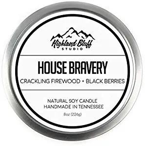 Highland Bluff Studio House Bravery Scented Tin Candle