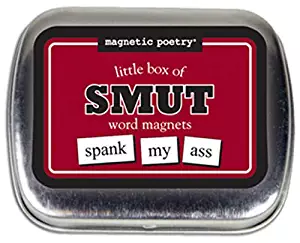 Magnetic Poetry - Little Box of Smut Kit - Words for Refrigerator - Write Poems and Letters on the Fridge - Made in the USA