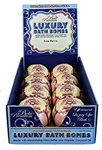 Bela Bath & Beauty, Luxury Bath Bombs, Love Potion Scented, Moisturizing Shea Butter and Organic Coconut Oil, Great Holiday Gift Sets, 4.5oz. Each - Pack of 8