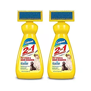 Carbona 2 in 1 Oxy-Powered Pet Stain, Pack of 2