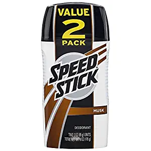 Speed Stick Deodorant, Musk 3 oz (Pack of 2)