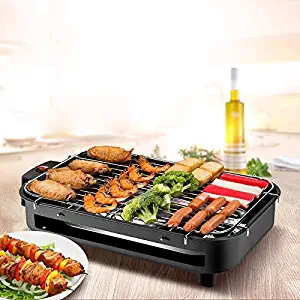 Portable Smokeless Electric Grill Hot Dog Churrasqueira Eletrica Korean Toaster Rotating BBQ Motor Equipment