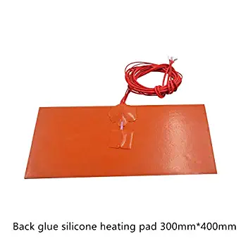 GIMAX Silicone Heating pad Heater 300mmx400mm for 3D Printer Heat Bed 1pcs - (Size: 48V 300W)