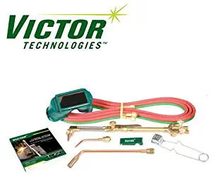 Victor Torch Kit Cutting Outfit CA1350 100FC, 4-MFA-1, 0-W-1 Brazing, 0-3-101, 12.5' Hose