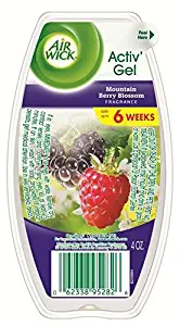 Air Wick Air Freshener Activ' Gel, Mountain Berry Blossom, 4 Ounce (Pack of 3)