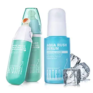 BRTC Aqua Rush Brightening Serum and Deep Pore Exfoliating System, Hydrate and Tighten Skin with Natural Mineral Solutions for Visibly Clearer and Cleaner Appearance