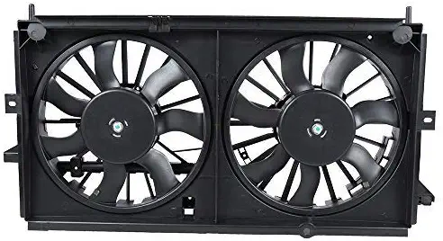 SCITOO Dual Radiator or Condenser Cooling Fan Compatible with 1999 2000 2001 2002 2003 Chevrolet Monte Carlo Impala