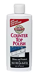 Hope's Premium Home Care, Wax Free Counter Top Polish, 8 oz, 1 count