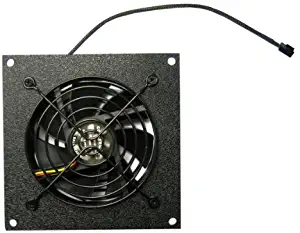 Coolerguys Pre-Set Thermal Controlled Cooling Kits for Cabinets, AV, and Components (Single 92mm, Thermal Plastic)