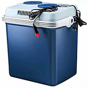 Knox Gear 27 Quart Electric Cooler/Warmer with Dual AC and DC Power Cords (Blue)