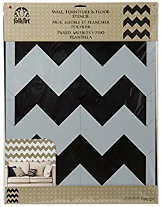 FolkArt Home Decor Stencil, 34968 Chevron