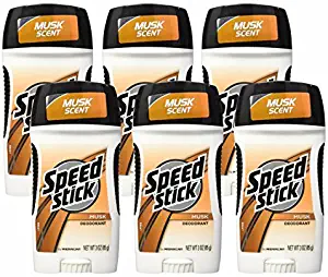 Speed Stick Deodorant, Musk 3 oz (Pack of 6)