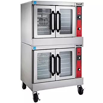 Vulcan VC55E Electric Convection Oven, Double Stack, 208V with Legs