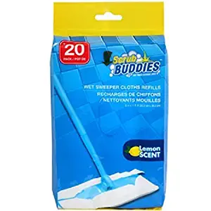 Scrub Buddies Wet Sweeper Cloth Refills - One Pack of 20 Refills by Scrub Buddies