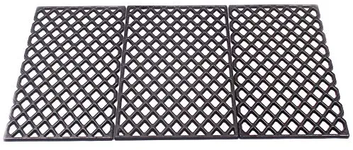 Unifit 19.4 Inch Diamond Pattern Porcelain Enamel Coated Cast Iron Sear Grate Grid Cooking Replacement Parts for Traeger and Pit Boss Pellet Grills (Traeger 34 and Pit Boss 1000XL 1100pro Series)