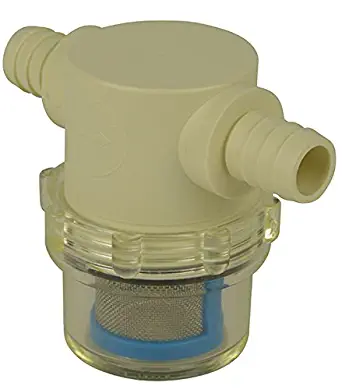 1/2" Hose Barb In-Line Strainer with 50 mesh stainless steel filter screen