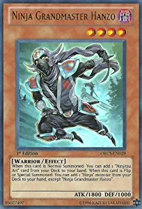 Yu-Gi-Oh! - Ninja Grandmaster Hanzo (ORCS-EN029) - Order of Chaos - 1st Edition - Ultra Rare