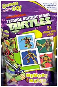 Teenage Mutant Ninja Turtles Memory Match Game - Travel Edition
