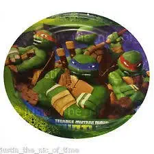 Teenage Mutant Ninja Turtle Party Plates Large 8 3/4" (Pack of 8)