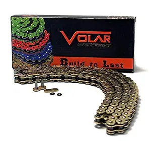 Volar O-Ring Chain - Gold for 2015-2018 Kawasaki Ninja 650