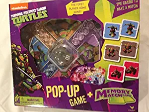 Nickelodeon Teenage Mutant Ninja Turtles Pop-Up Game + Memory Match Game