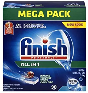 Finish - All in 1-85ct - Dishwasher Detergent - Powerball - Dishwashing Tablets - Dish Tabs - Fresh Scent