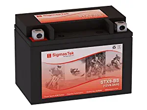 Genuine SigmasTek YTX9-BS / STX9-BS Sealed Maintenance Free ATV Quad Motorcycle Scooter Moped Battery