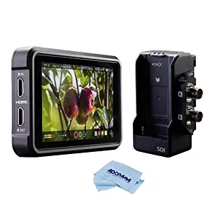 Atomos Ninja V 5" Touchscreen Recording Monitor, 1980x1080, 4K HDMI Input Atomx SDI Module, Microfiber Cloth