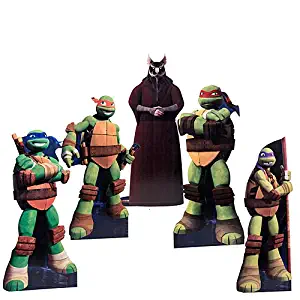 3 ft. 9 in. TMNT Teenage Mutant Ninja Turtles Small Group Standee Set Standup Photo Booth Prop Background Backdrop Party Decoration Decor Scene Setter Cardboard Cutout