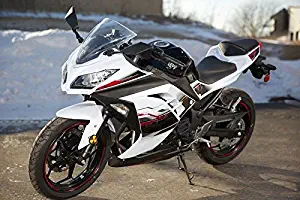  Black White Red Complete Fairing Injection for 2013-2017 Kawasaki Ninja 300 2014 EX300R EX-300R 