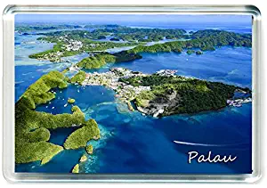 I558 Palau Jumbo Refrigerator Magnet Palau Travel Fridge Magnet