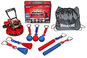 Slackers Ninjaline 30' Pro Combo Kit with 7 obstacles