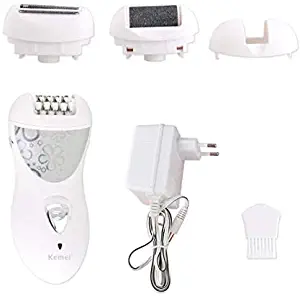 XZYP Professional Epilator for Women, KM-505 Multi-Function, Four-in-One Ladies Care, Electric Plucking Device, Foot Grinding Device, Shaver