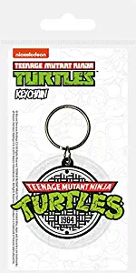 Teenage Mutant Ninja Turtles Rubber Keychain Logo 6 cm Pyramid International