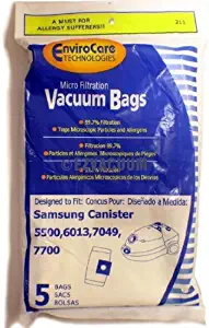 Bissell Butler Revolution Vacuum Bags - 5 Pack