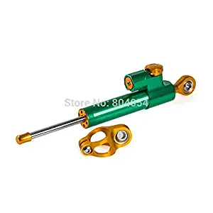 Green Steering Stabilizer Damper For Kawasaki Ninja 250R Zx6R Zx10R Zx12R Zx14R New Motorcycle Accessories