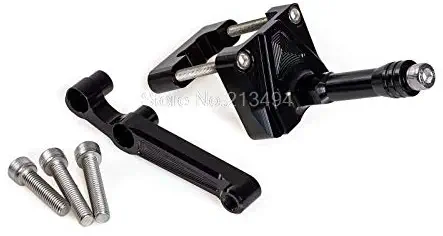 1 Set Steering Damper Mounting Kit For Kawasaki Ninja 250R Ex250J 2008-2011 2012 Black Motorcycle Tools