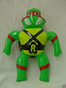 40cm Vintage Teenage Mutant Ninja Turtles Inflatable Toy - Red Turtle - Raphael