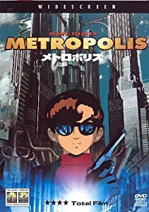 Osamu Tezuka's Metropolis (2001) 104 Min - Animation | Adventure | Drama Region 2 PAL TWO Discs DVD Languages English Russian Japanese Subtitles Arabic Bulgarian Czech Danish English Finish Greek Hebrew Hindi Hungarian Norwegian Polish Russian Swedish Turkish