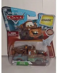 DISNEY PIXAR MOVIE CARS CHASE MATER #130 WITH MOVING EYES AND COMES WITH OIL CAN