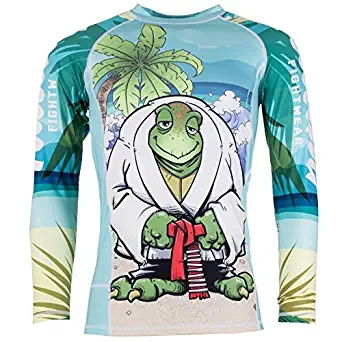 Tatami Fightwear Men's Turtle Rash Guard MMA BJJ White