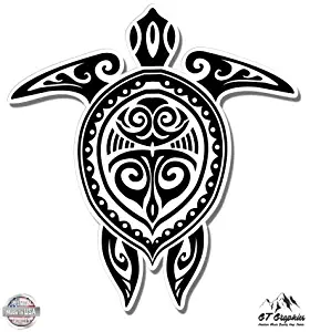 GT Graphics Tribal Turtle - Vinyl Sticker Waterproof Decal