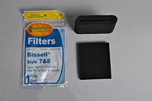 Bissell Filter Foam 7/8 Upright 2PK Upper Tank Filter & PRE Motor Filter Set # F942