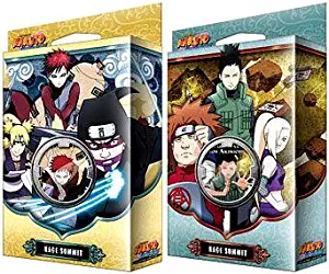 Naruto TCG Naruto Shippuden Card Game Kage Summit Set of Both Theme Decks [Sibling's Fury & Permapower]