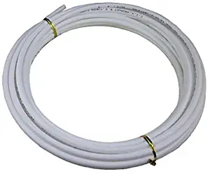 ZAOJIAO 1/4 Inch Water Tubing Hose Pipe, 1/4" Tube 10m Meters 30 feet PE Pipe for RO Water Filter System Fridge Ice Maker (White)