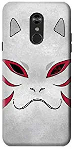 R3059 Ninja Black Ops Fox Mask Case Cover for LG Q Stylo 4, LG Q Stylus